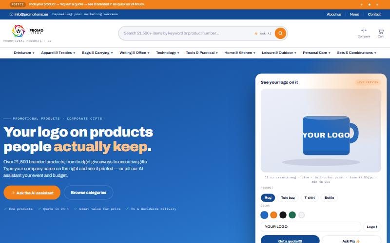 Web PromoItems EU